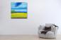 Preview: Ölgemälde original kaufen Landschaftsmalerei wohnbereich - Rapsfeld